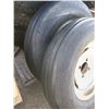 Image 4 : 2x tires and rims, 670x15 - good shape