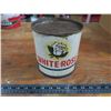 Image 1 : 5lb White rose tin/pail