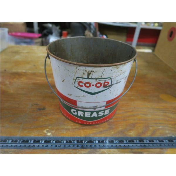 10lb Co-op grease pail