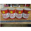 Image 1 : 4 Shell Rotella S 1 litre oil cans/tins