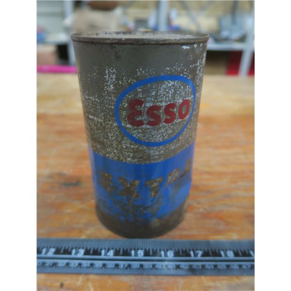 1qt Esso Extra oil can - full