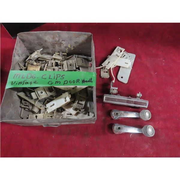 lot of vintage GM door parts