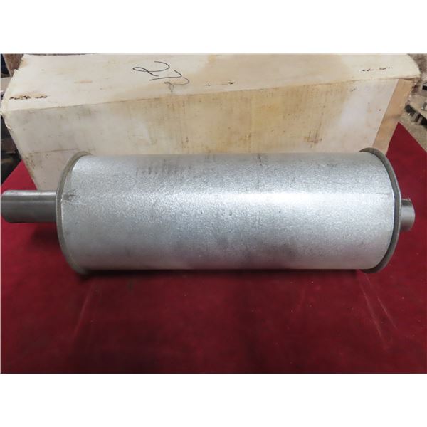 exhaust muffler with 2" inlet outlet pipes