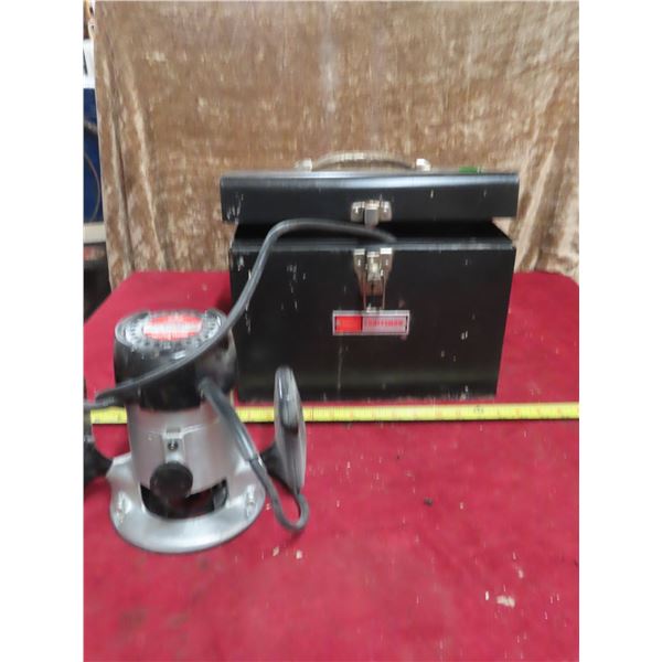 sears craftsman router with case