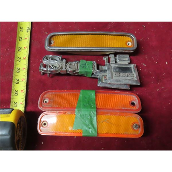 73-75 GM badges and lights