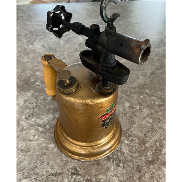 Coleman brass soldering torch