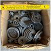 Image 1 : Lot of pulleys. Various sizes. Total of 25.