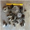 Image 3 : Lot of pulleys. Various sizes. Total of 25.