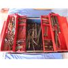 Image 6 : beach tool box with assortment of tools