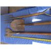 Image 3 : pitch fork , shovel , hay cutter