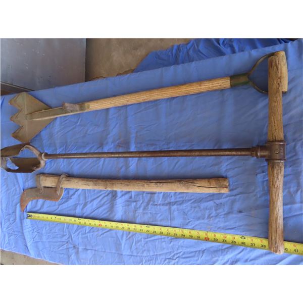 brush cutter , post hole auger , hay cutter