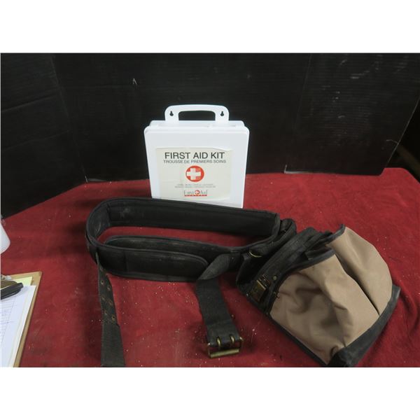 tool belt and first aid kit