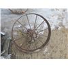 Image 1 : antique 32" steel wheel