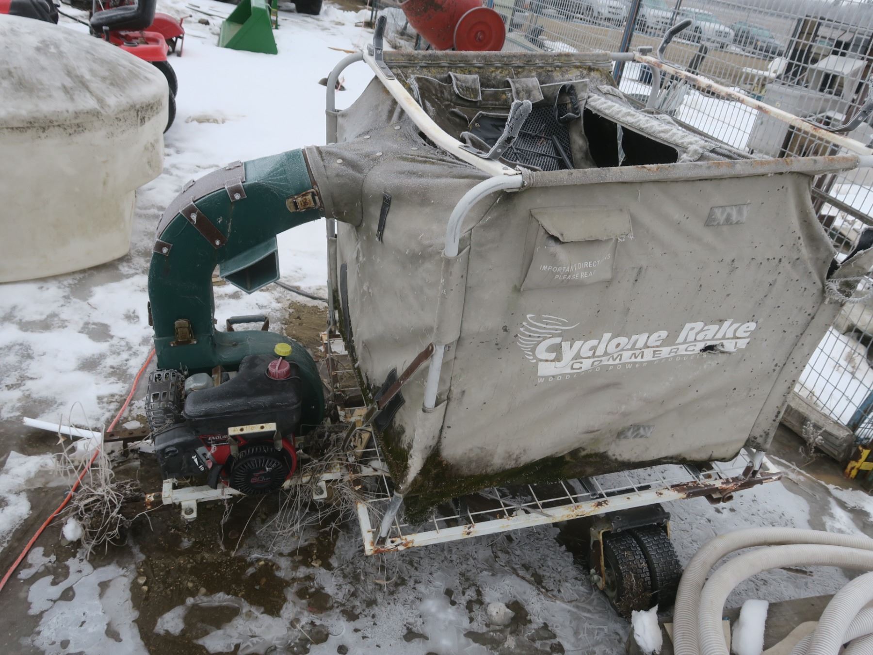 cyclone rake - untested - Schmalz Auctions