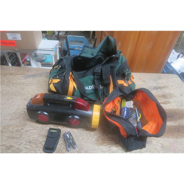 2 tool bags with tools