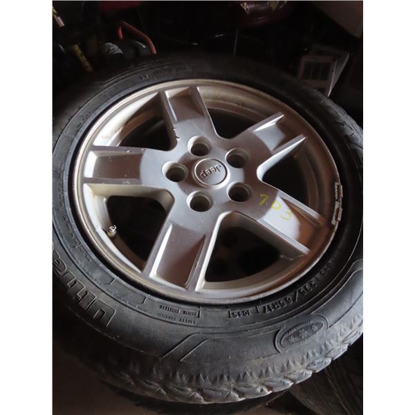 set of jeep wheels 17" tires don’t hold air 235-65-r17