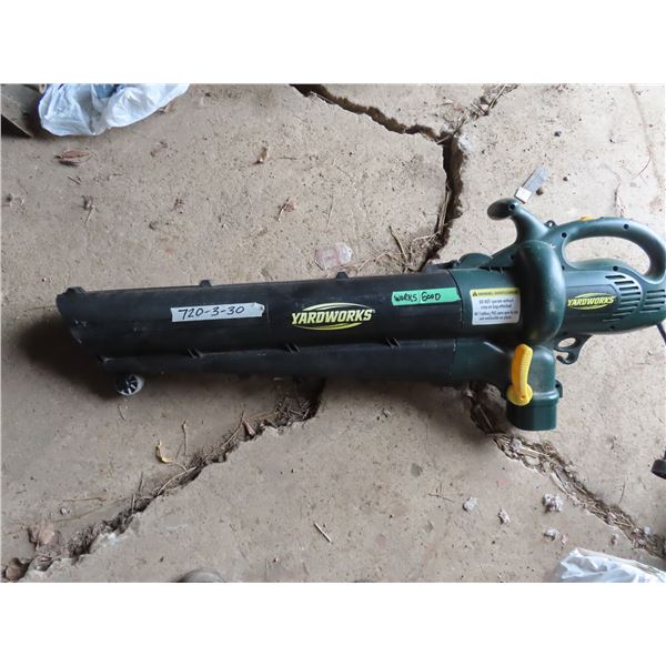 yard works leaf blower