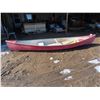 Image 5 : canoe with paddles and life jackets , no leaks sun faded but good condition