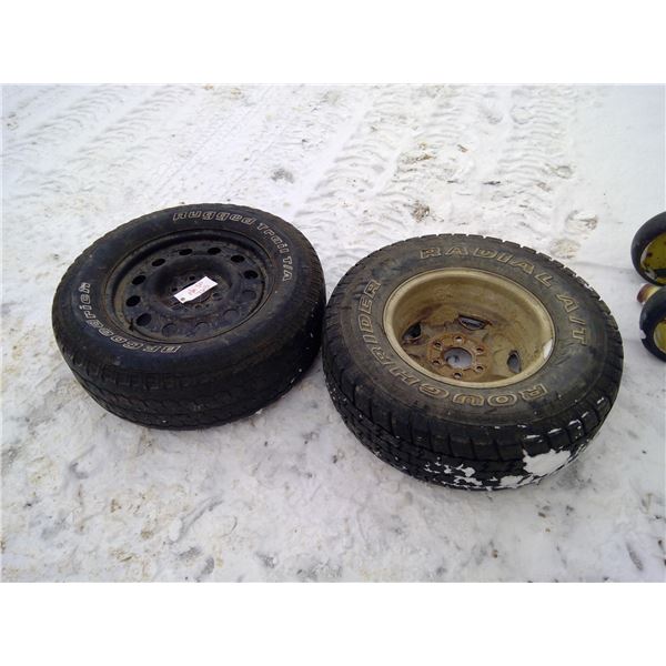 2 Tires/rims  P275/65 R18 and LT 265/75 R16