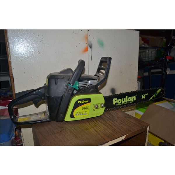 Poulin Gas Chain Saw