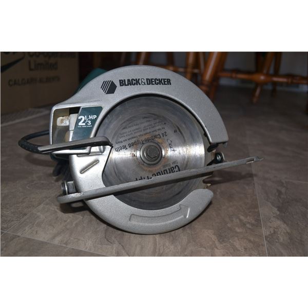 B&D 2 1/3 HP Circular Saw