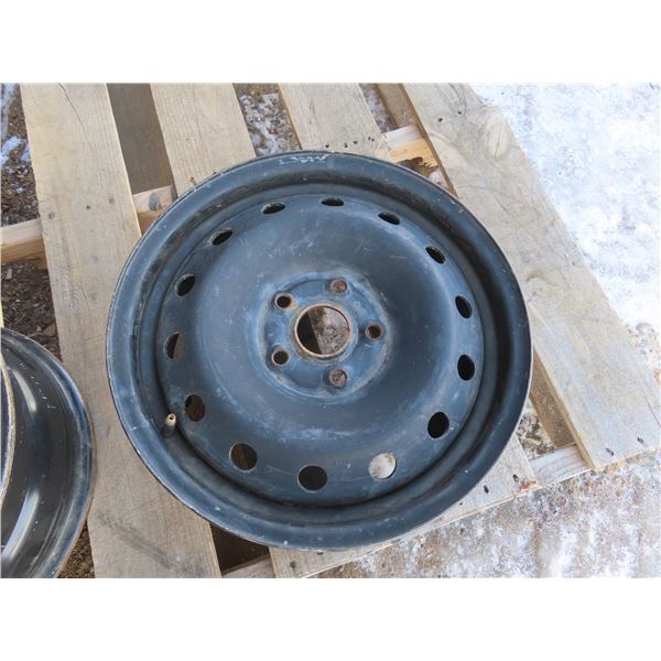 pair of 15" 5 bolt VW rims