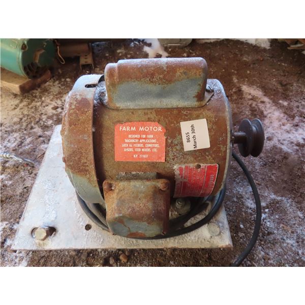 GE 1/3 HP electric motor
