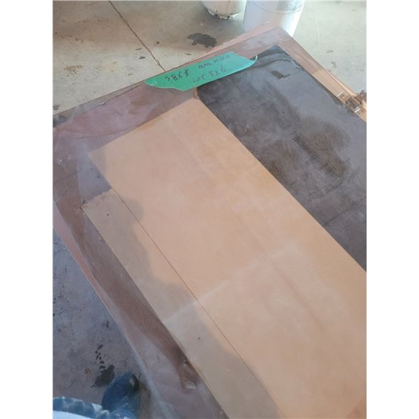 tempered glass shelf pieces