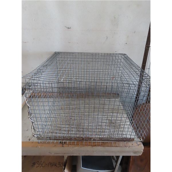 steel trap 25x25x15" tall