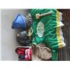 Image 1 : tote with 4 jerseys , helmet ,wattle bottles , tool pouch