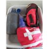 Image 3 : tote with 4 jerseys , helmet ,wattle bottles , tool pouch