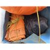 Image 3 : large plastic heavy duty bag with two tarps and air mattress