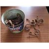 Image 1 : can of antique hooks