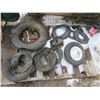 Image 1 : lot of utility wheels and tires
