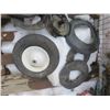 Image 2 : lot of utility wheels and tires