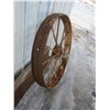 Image 2 : antique 30" steel wheel