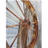Image 3 : antique 30" steel wheel
