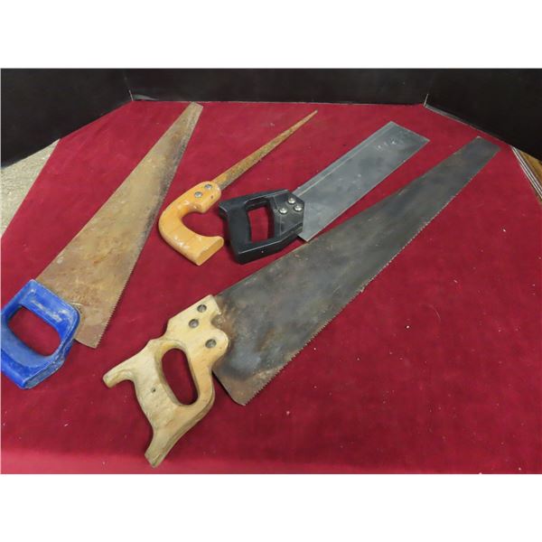 4 handsaws