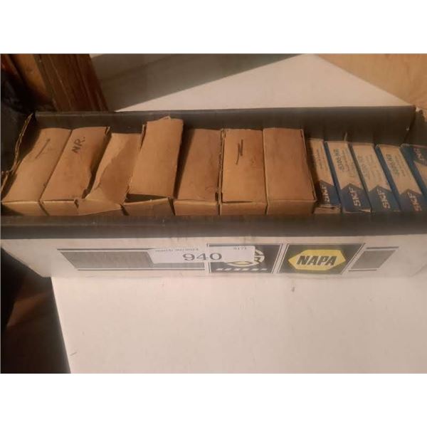 tray of misc. bearings