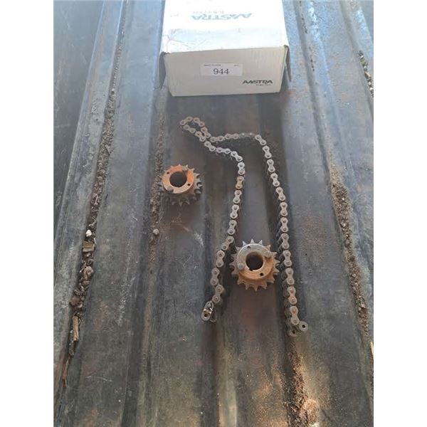 double 50 chain with 16tooth sprockets