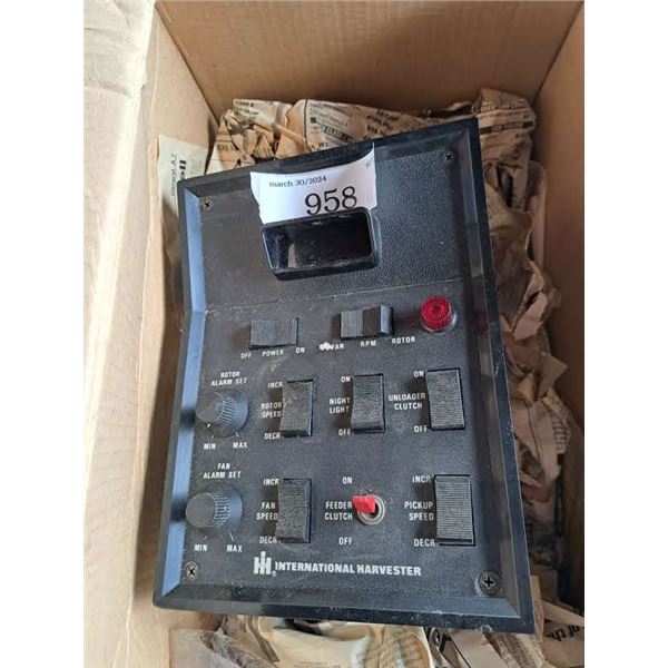 1482 combine control box