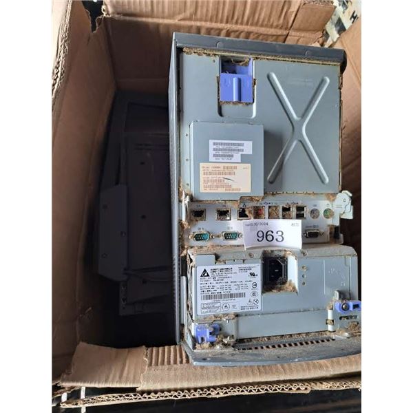 2 untested Toshiba point of sale monitors