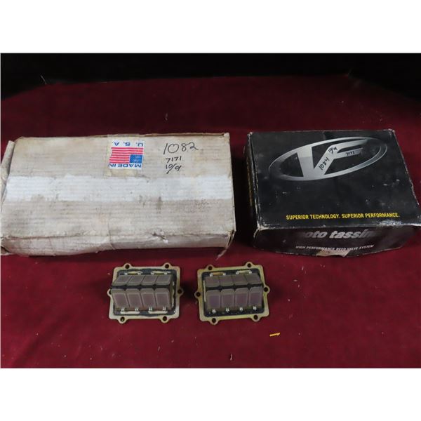 3 sets of reeds . V force reeds . 670 , 600 and 800 Polaris