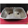 Image 1 : stainless double sink
