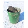 Image 1 : galvanized tub with lid