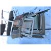 Image 4 : pallet of chairs , office , steel and vintage lawn chairs