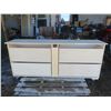 Image 1 : birch shop cabinet on casters - 73"x16"x35"H