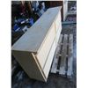 Image 2 : birch shop cabinet on casters - 73"x16"x35"H
