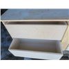 Image 4 : birch shop cabinet on casters - 73"x16"x35"H