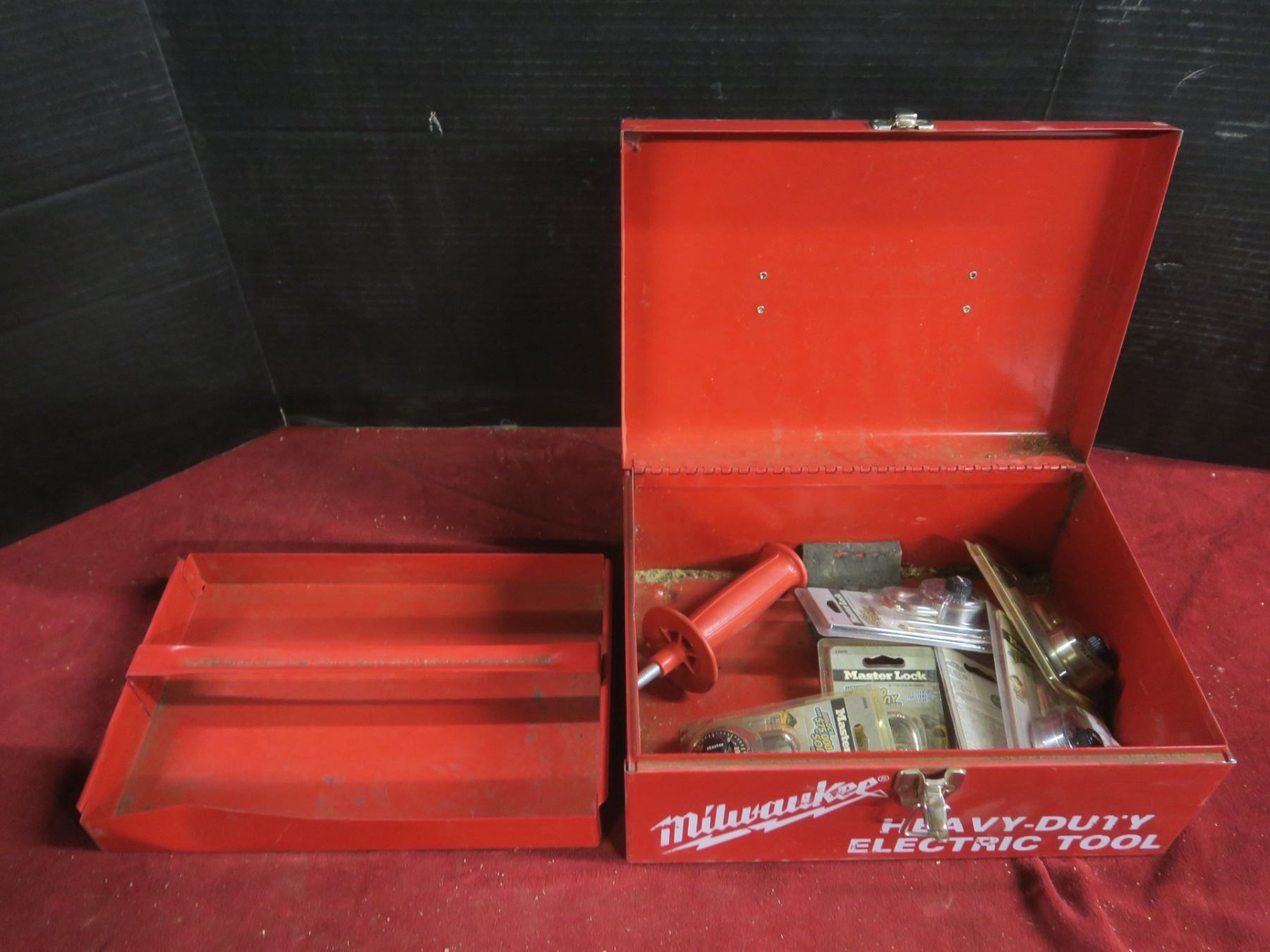 Milwaukee tool box with locks Schmalz Auctions